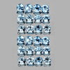 2.20 mm 25 pcs Round AAA Fire Natural Top Blue Aquamarine {Flawless-VVS}