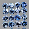 1.80 mm 35 pcs Round Machine Cut AAA Fire Ceylon Blue Sapphire Natural {Flawless-VVS}