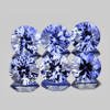 3.30 mm 6 pcs Round Brilliant Machine Cut Extreme Brilliancy Sweet Ceylon Blue Sapphire Natural {Flawless-VVS}