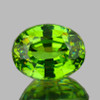 0.82 cts Oval 6x5 mm AAA Fire AAA Premium Green Demantoid Natural (Flawless-VVS)--AAA Grade