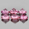 3.20 mm 6 pcs Round Machine Brilliant Cut Extremely Brilliancy Natural AAA Pink Sapphire {Flawless-VVS}--AAA Grade