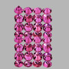 2.20 mm 16 pcs Round AAA Fire AAA Reddish Pink Sapphire Natural {Flawless-VVS1} --Unheated AAA Grade