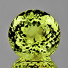 7.50 mm {1.59 cts } Round Brilliant Cut Best AAA Fire Green Gold Lemon Quartz Natural {Flawless-VVS}