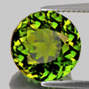 7.80 mm {1.92 cts} Round AAA Fire AAA Chrome Yellow Green Tourmaline Natural Mozambique {Flawless-VVS}--AAA Grade