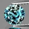 5.70 mm {1.20 cts} Round AAA Fire Natural Blue Zircon {Flawless-VVS}