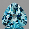 11.00 mm Trilliant Extreme Brilliancy AAA Sky Blue Topaz Natural {Flawless-VVS1}