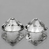 4.50 mm 2 pcs Round Brilliant Cut AAA Fire Diamond White Zircon Natural {Flawless-VVS1}