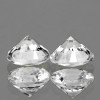 4.80 mm 2 pcs Round Brilliant Cut AAA Fire Diamond White Zircon Natural {Flawless-VVS1}