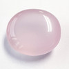 59.86 cts Oval Cabochon 26x24 mm Natural Pink Rose Quartz {Flawless-VVS}