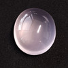 65.96 cts Oval Cabochon 25x23 mm Natural Pink Rose Quartz {Flawless-VVS}