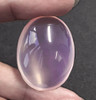 75.19 cts Oval Cabochon 28x23 mm Natural Pink Rose Quartz {Flawless-VVS}