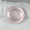 86.13 cts Oval Cabochon 29x27 mm Natural Pink Rose Quartz {Flawless-VVS}