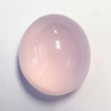 91.71 cts Oval Cabochon 27x25 mm Natural Pink Rose Quartz {Flawless-VVS}