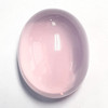 110.67 cts Oval Cabochon 30x26 mm Natural Pink Rose Quartz {Flawless-VVS}