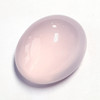 118.87 cts Oval Cabochon 30x26 mm Natural Pink Rose Quartz {Flawless-VVS}