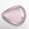 51.85 cts Pear Cabochon 31x24 mm Natural Pink Rose Quartz {Flawless-VVS}