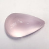 77.18 cts Pear Cabochon 34x21 mm Natural Pink Rose Quartz {Flawless-VVS}