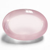 69.69 cts Oval Cabochon 27x22 mm Natural Pink Rose Quartz {Flawless-VVS}