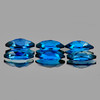 8x4 mm 6 pcs Marquise Best AAA London Blue Topaz Natural {Flawless-VVS1}