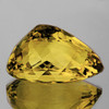 19x15 mm { 20.30 cts} Pear Best AAA Fire Intense Golden Yellow Citrine Natural  {Flawless-VVS1}