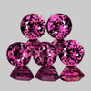 5.00 mm 5 pcs Round AAA Fire AAA Raspberry Pink Rhodolite Garnet {Flawless-VVS}