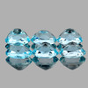 8x6 mm 6 pcs Oval  AAA Fire Natural Sky Blue Topaz {Flawless-VVS1}