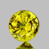 5.50 mm {0.83 cts} Round AAA Fire AAA Vivid Yellow Mali Garnet Natural {VS-SI}