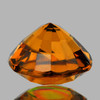 6.00 mm { 1.37 cts} Round AAA Fire Cognac Orange Mali Garnet Natural {VVS}