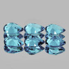 7x5 mm 6 pcs Pear AAA Fire AAA Sky Blue Topaz Natural {Flawless-VVS1}