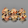 3.80 mm 6 pcs Round AAA Fire Color Change Garnet Natural {Flawless-VVS}