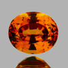 6.5x5.5 mm {1.18 cts} Oval AAA Fire Golden Yellow Mali Garnet Natural {Flawless-VVS}