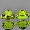 4.80 mm 2 pcs Round AAA Fire AAA Green Yellow Mali Garnet Natural {Flawless-VVS}