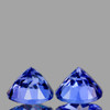 5.00 mm 2 pcs Round ฺBrilliant Cut AAA Fire AAA Purple Blue Tanzanite Natural {Flawless-VVS1}