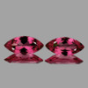 8x4 mm 2 pcs {1.10 cts} Marquise AAA Fire Intense Padparadscha Pink Tourmaline Natural {Flawless-VVS1}