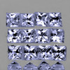 2.30 mm 12 pcs Square Princess Cut AAA Fire Natural Ceylon Blue Sapphire {Flawless-VVS}