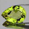 16.5x11.5 mm { 7.09 cts} Pear Brilliant Cut Best AAA Fire Intense Green Gold Lemon Quartz Natural {Flawless-VVS}