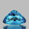 8.5x6.5 mm {2.98 cts} Oval Best AAA Fire Intense Blue Zircon Natural {VVS}--AAA Grade