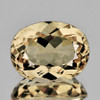 9x7 mm { 2.50 cts} Oval Best AAA Fire Champagne Yellow Tourmaline Mozambique Natural {Flawless-VVS}