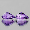10x7 mm 2 pcs Pear AAA Fire Top Purple Amethyst Natural {Flawless-VVS1}