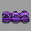6.5x5 mm 6 pcs Rectangle AAA Fire Intense AAA Purple Amethyst Natural (Flawless-VVS1}