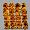 1.80 mm 50 pcs Round AAA Fire Intense Golden Orange Citrine Natural (Flawless-VVS1}