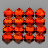 3.00 mm 25 pcs Round AAA Fire Intense Madeira Orange Red Citrine Natural [Flawless-VVS]