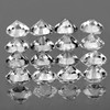 2.40 mm 16 pcs Round Machine Brilliant Cut Diamond White Sapphire Natural {Flawless-VVS}