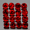 3.50 mm 16 pcs Round Machine Cut AAA Luster Natural Red Mozambique Garnet {Flawless-VVS}