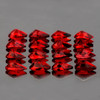 5x3 mm 16 pcs Pear AAA Fire Red Mozambique Garnet Natural {Flawless-VVS1}