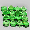 2.20 mm 16 pcs Square Princess Cut AAA Fire Tsavorite Green Garnet Natural {Flawless-VVS}