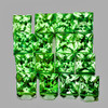2.20 mm 16 pcs Square Princess Cut AAA Fire Tsavorite Green Garnet Natural {Flawless-VVS}