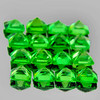 2.00 mm 20 pcs Square Princess Cut Extreme Brilliancy Intense Chrome Green Tsavorite Garnet Natural {Flawless-VVS}--AAA Grade