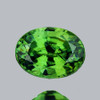 5.5x4 mm {0.42cts} Oval AAA Fire AAA Chrome Green Tsavorite Garnet Natural {VS}