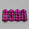 5x3 mm 16 pcs Oval AAA Fire Raspberry Pink Rhodolite Garnet Natural {Flawless-VVS}